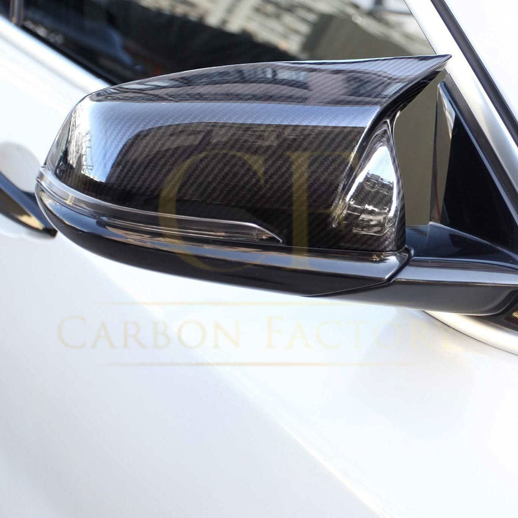 CF Style Pre-Preg Carbon Fibre Mirror Covers for Toyota Supra A90 19-24