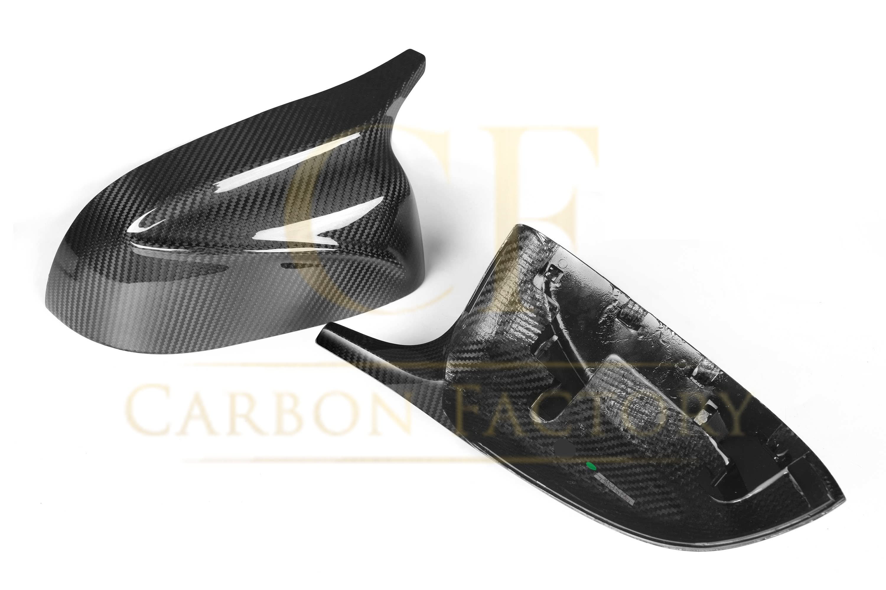 CF Style Pre-Preg Carbon Fibre Replacement Mirror Covers for BMW G01 X3 G08 IX3 19-25