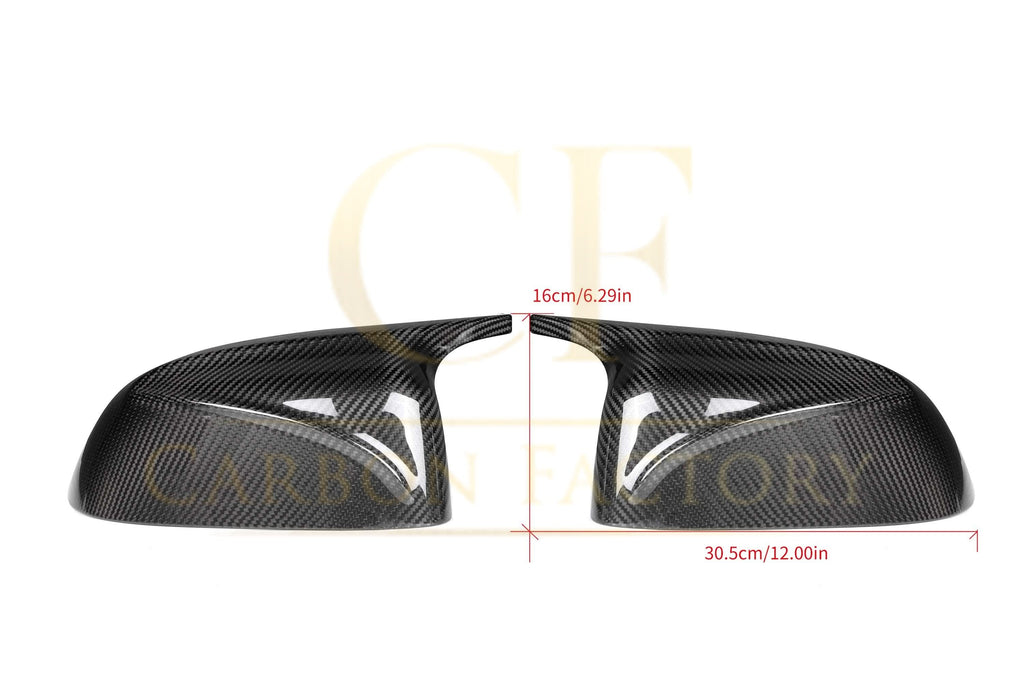 CF Style Pre-Preg Carbon Fibre Replacement Mirror Covers for BMW G02 X4 G05 X5 19-25