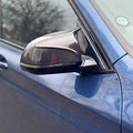 CF Style Pre-Preg Carbon Fibre Replacement Mirror Covers for BMW G02 X4 G05 X5 19-25