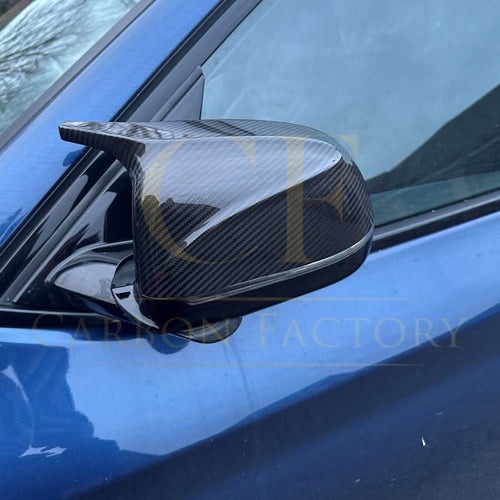 CF Style Pre-Preg Carbon Fibre Replacement Mirror Covers for BMW G02 X4 G05 X5 19-25