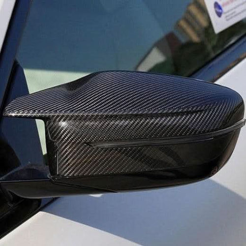 CF Style Pre-Preg Carbon Fibre Replacement Mirror Covers for BMW G20 G21 3 Series RHD 20-25