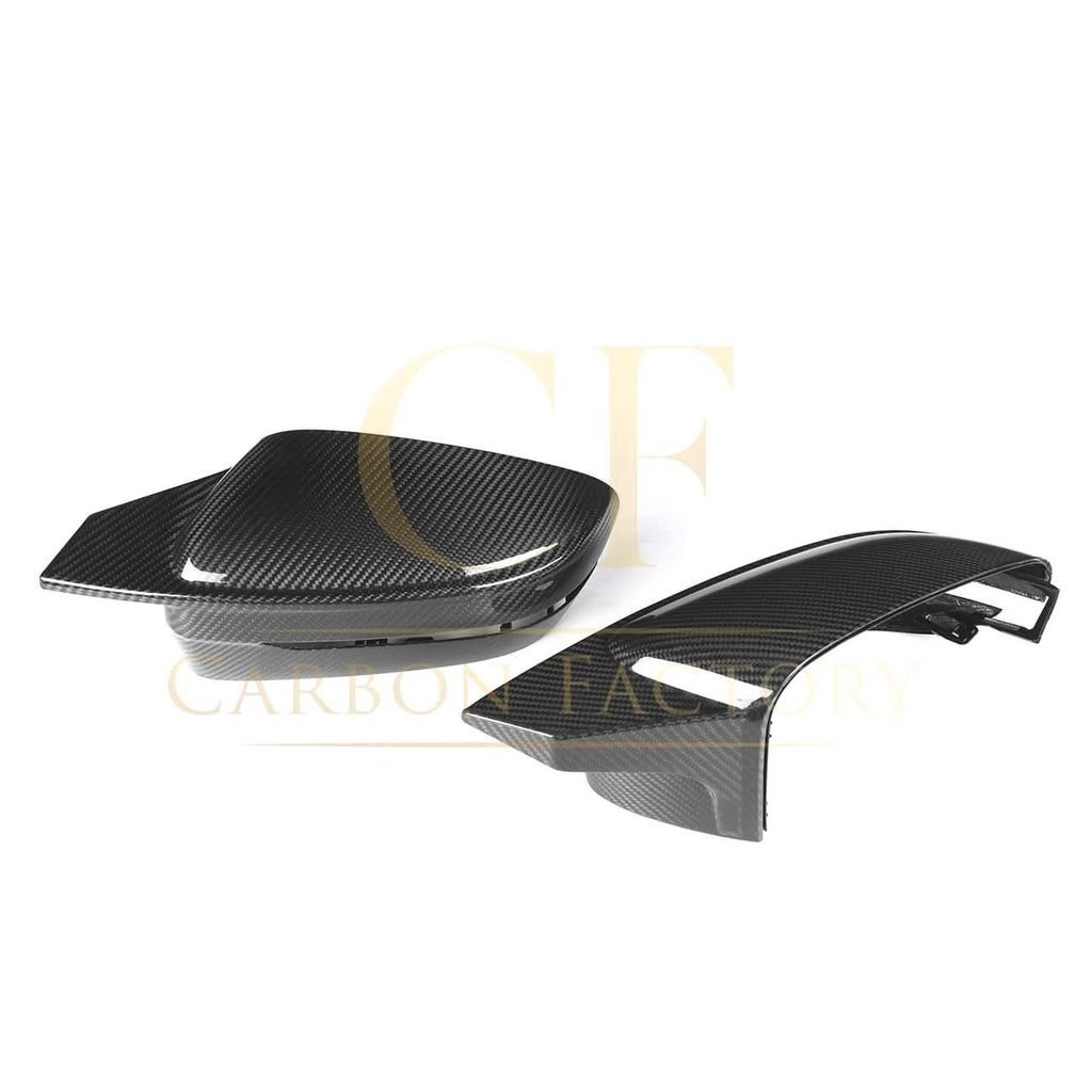 CF Style Pre-Preg Carbon Fibre Replacement Mirror Covers for BMW G42 2 Series LHD 20-25