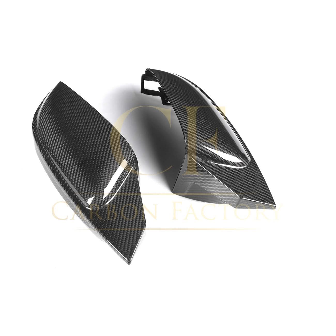 CF Style Pre-Preg Carbon Fibre Replacement Mirror Covers for BMW G42 2 Series LHD 20-25