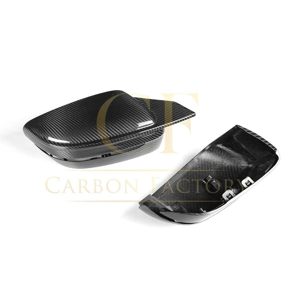 CF Style Pre-Preg Carbon Fibre Replacement Mirror Covers for BMW G42 2 Series LHD 20-25
