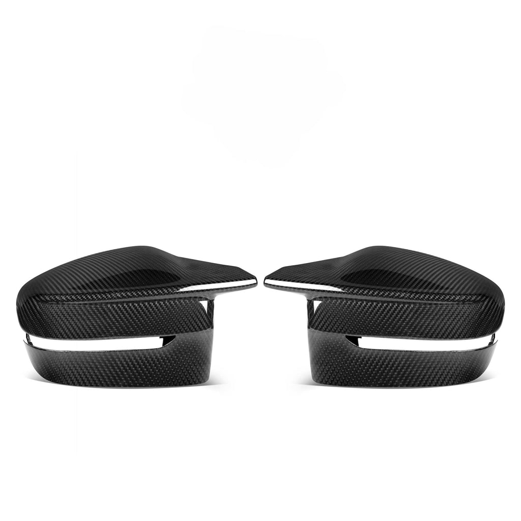 CF Style Pre-Preg Carbon Fibre Replacement Mirror Covers for BMW G42 2 Series RHD 20-25