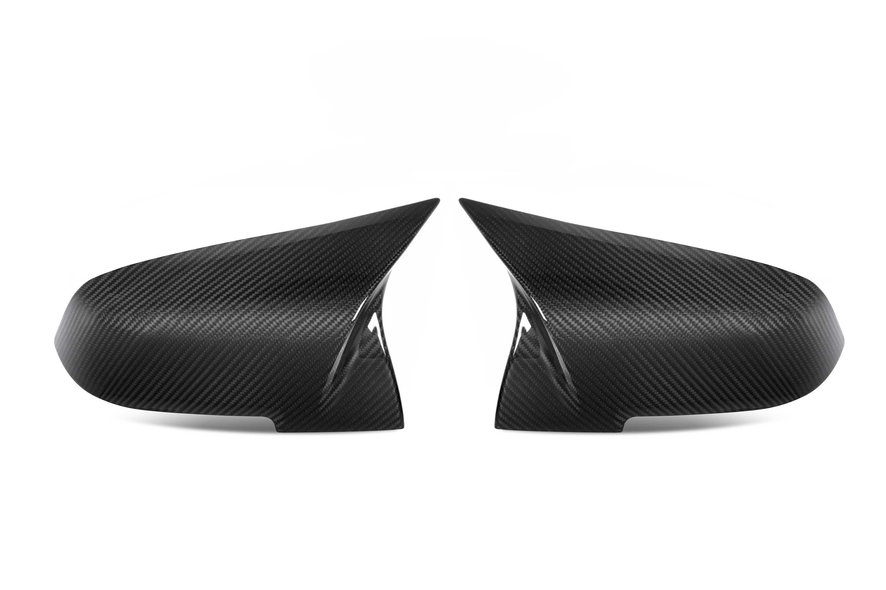 V Style Pre-Preg Carbon Fibre Replacement Mirror Covers for BMW 3 Series F30 F31 F34 F35 13-19