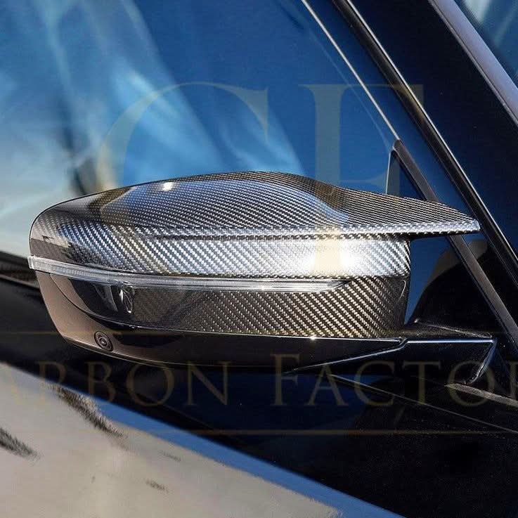 Pre-Preg Carbon Fibre Replacement Mirror Covers for BMW G22 G23 G26 M440i i4 M50 20-26