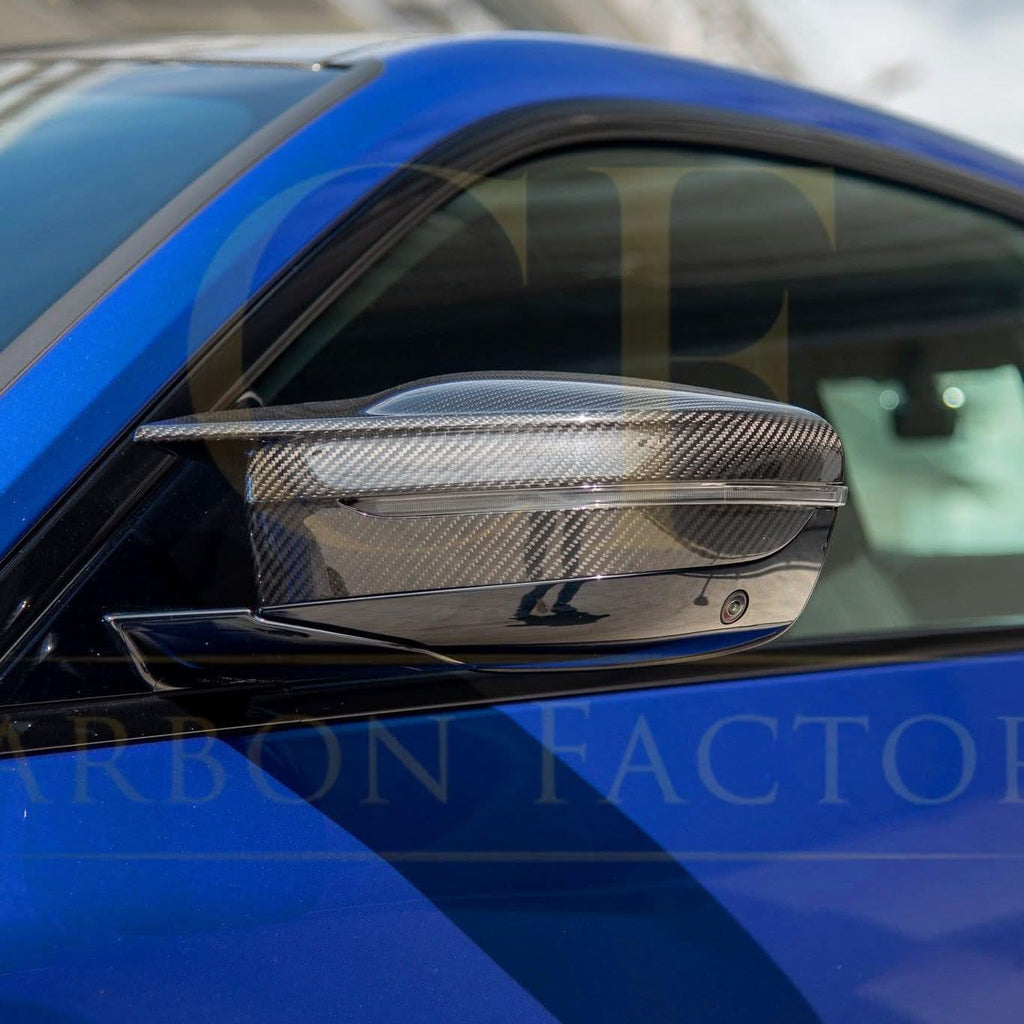 Pre-Preg Carbon Fibre Replacement Mirror Covers for BMW G22 G23 G26 M440i i4 M50 20-26