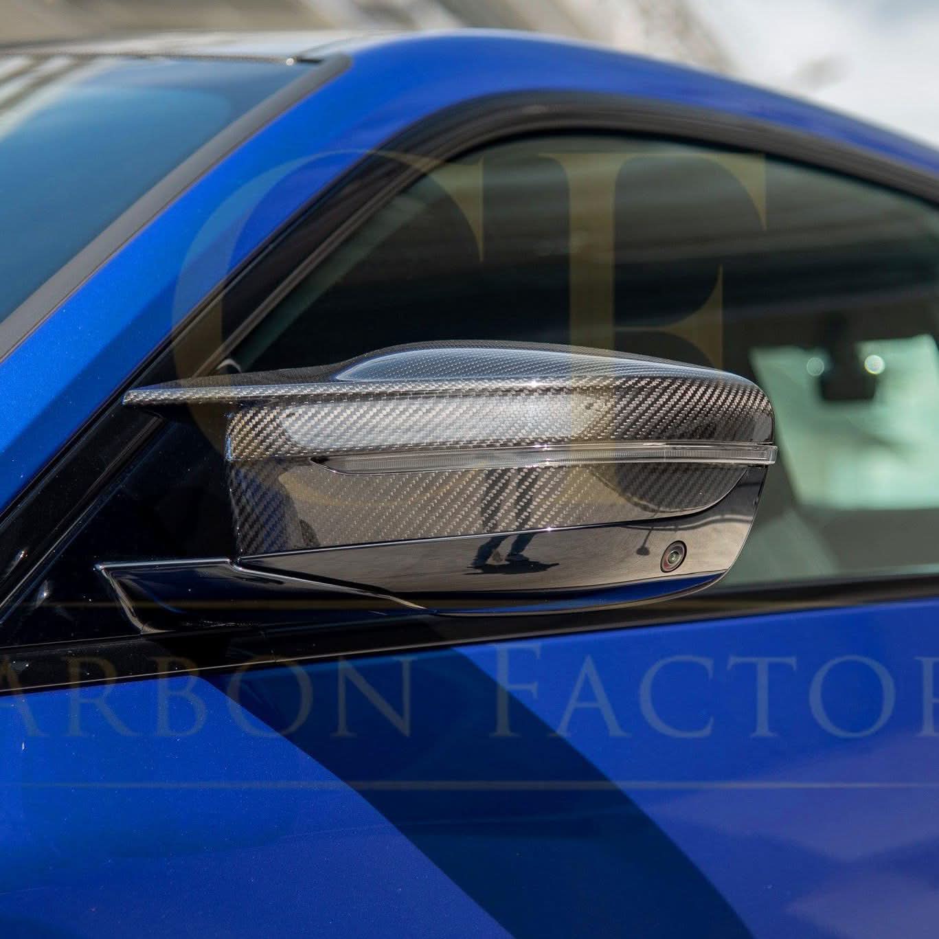 Pre-Preg Carbon Fibre Replacement Mirror Covers for BMW G22 G23 G26 M440i i4 M50 20-26