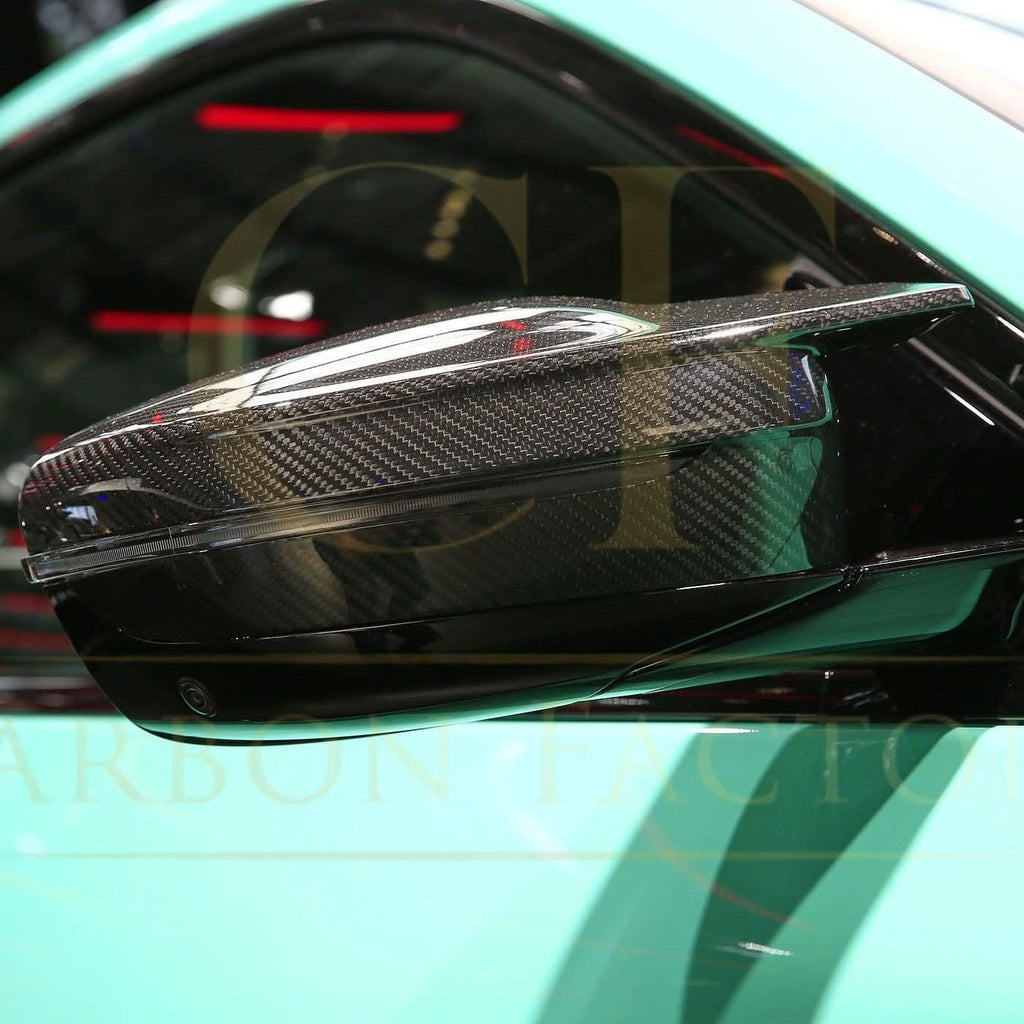 Pre-Preg Carbon Fibre Replacement Mirror Covers for BMW G22 G23 G26 M440i i4 M50 20-26