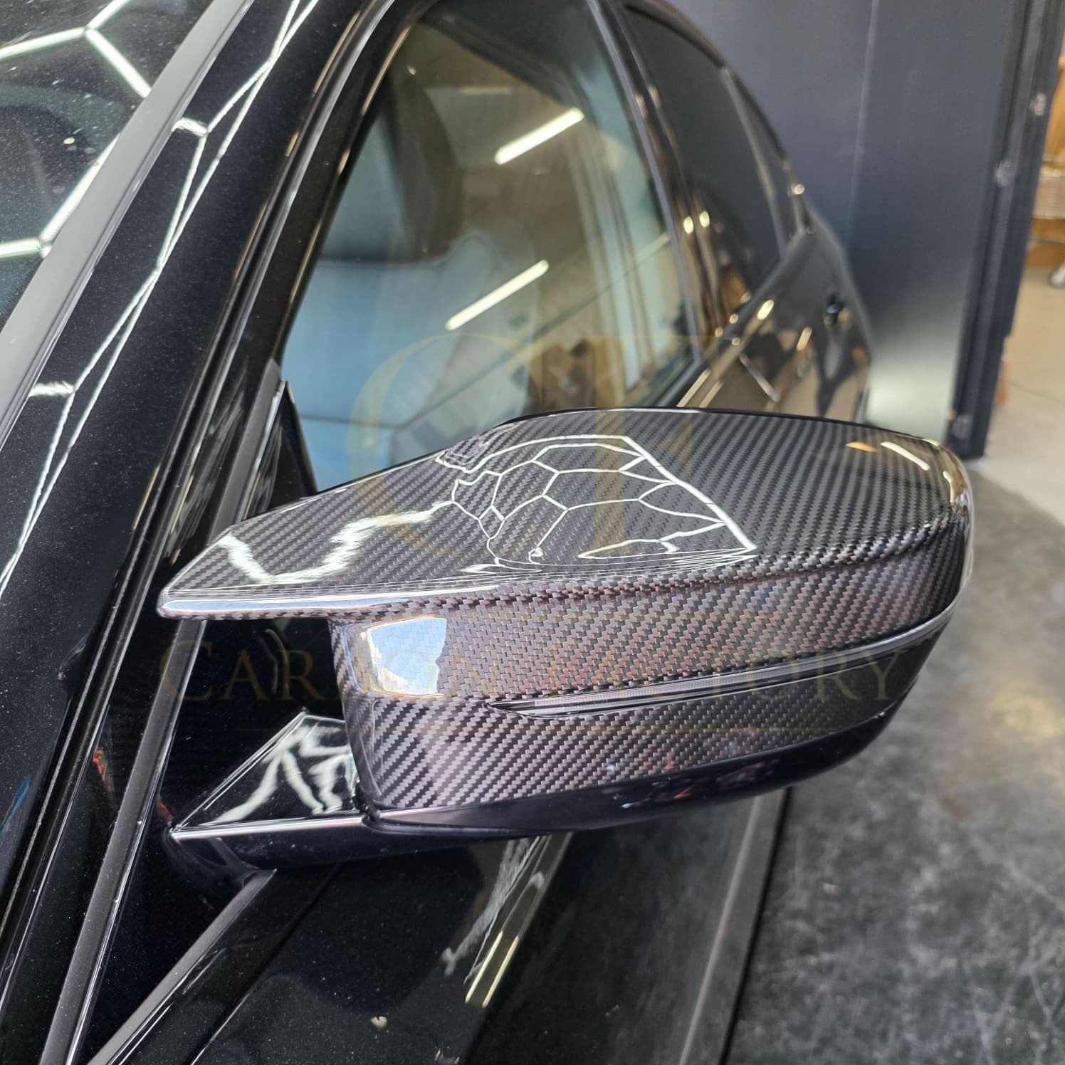 Pre-Preg Carbon Fibre Replacement Mirror Covers for BMW G22 G23 G26 M440i i4 M50 20-26