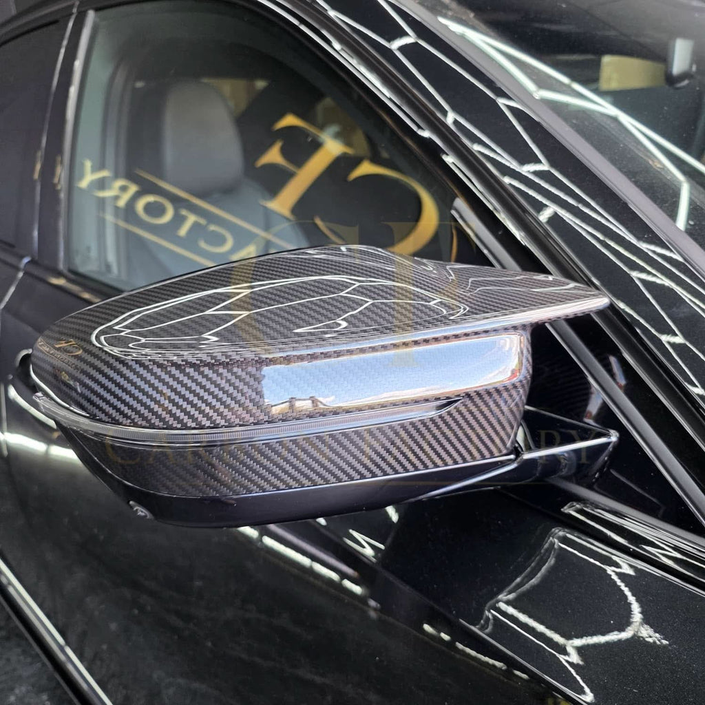 Pre-Preg Carbon Fibre Replacement Mirror Covers for BMW G22 G23 G26 M440i i4 M50 20-26