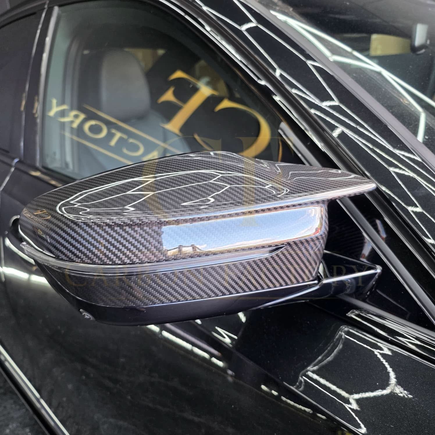 Pre-Preg Carbon Fibre Replacement Mirror Covers for BMW G22 G23 G26 M440i i4 M50 20-26