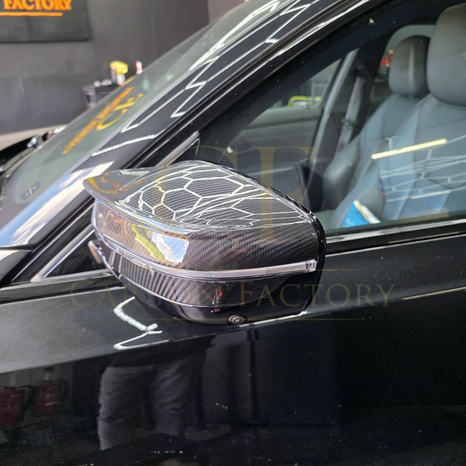 Pre-Preg Carbon Fibre Replacement Mirror Covers for BMW G22 G23 G26 M440i i4 M50 20-26