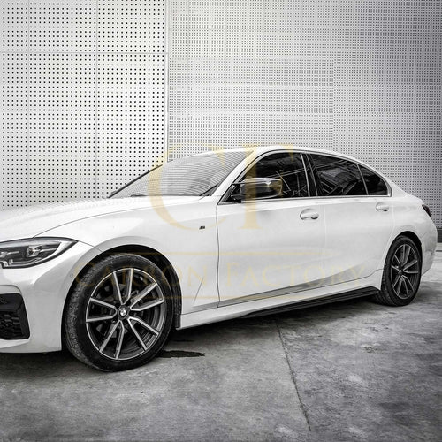 CF Style Pre-Preg Carbon Fibre Side Skirts for BMW G20 G21 3 Series M Sport 19-Present