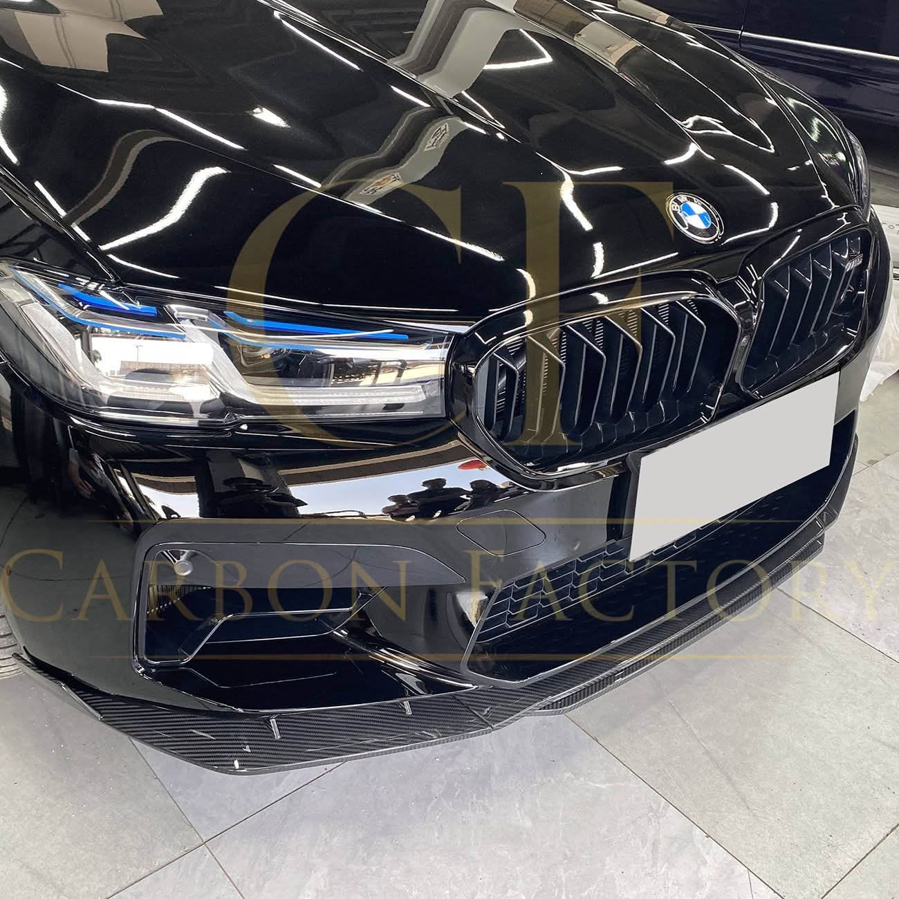 MP Style Pre-Preg Carbon Fibre Front Splitter for BMW F90 M5 Pre-LCI 17-20