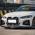 SQ Style Pre-Preg Carbon Fibre Front Splitter for BMW 4 Series G22 G23 20-Present