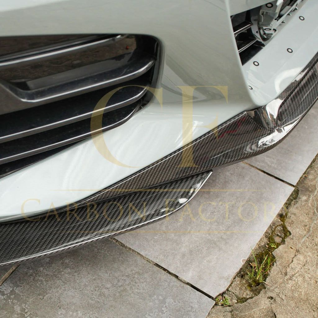SQ Style Pre-Preg Carbon Fibre Front Splitter for BMW G26 4 Series Gran Coupe i4 21-26