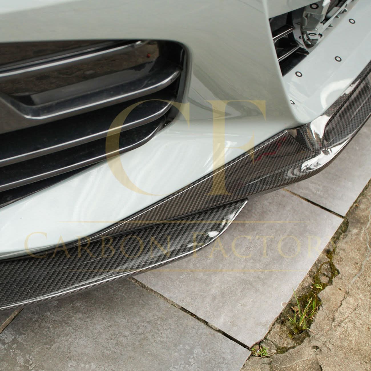 SQ Style Pre-Preg Carbon Fibre Front Splitter for BMW G26 4 Series Gran Coupe i4 21-26