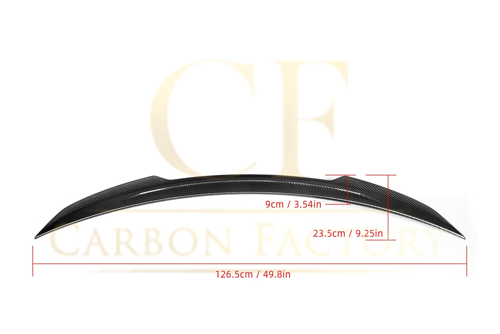 X Style Pre-Preg Carbon Fibre Boot Spoiler for Mercedes Benz W205 C Class 15-21