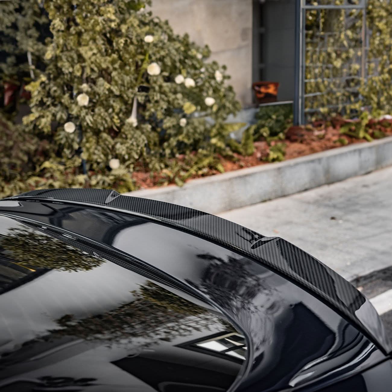 CF Style Pre-Preg Carbon Fibre Boot Spoiler for BMW G26 4 Series Gran Coupe i4 20-26