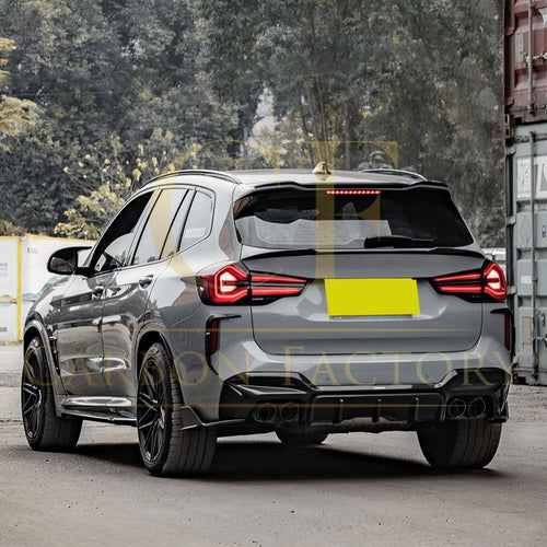CF Style Pre-Preg Carbon Fibre Roof Spoiler for BMW G01 X3 F97 X3M G08 IX3 LCI 22-25