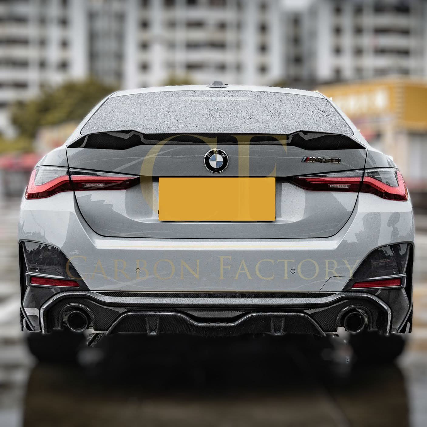 MP Style Pre-Preg Carbon Fibre Boot Spoiler for BMW G26 4 Series Gran Coupe i4 20-26