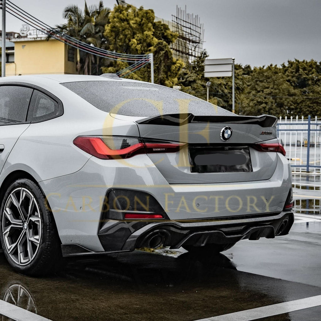 MP Style Pre-Preg Carbon Fibre Boot Spoiler for BMW G26 4 Series Gran Coupe i4 20-26
