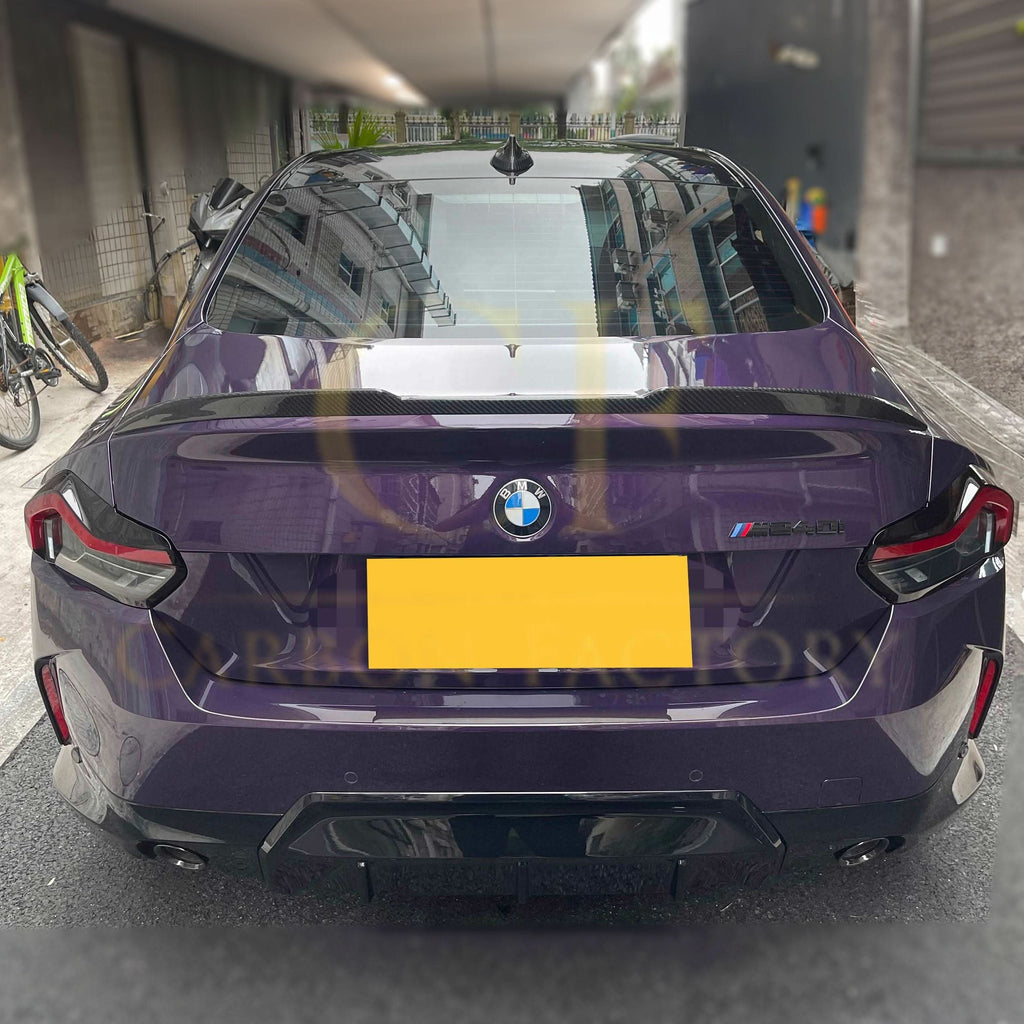 VS Style Pre-Preg Carbon Fibre Boot Spoiler for BMW G87 M2 23-Present
