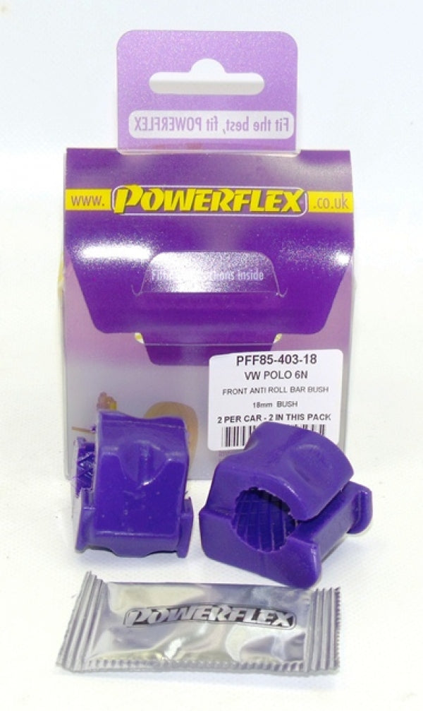 POWERFLEX - VW LUPO (1999 - 2006) FRONT ANTI ROLL BAR BUSH 18MM