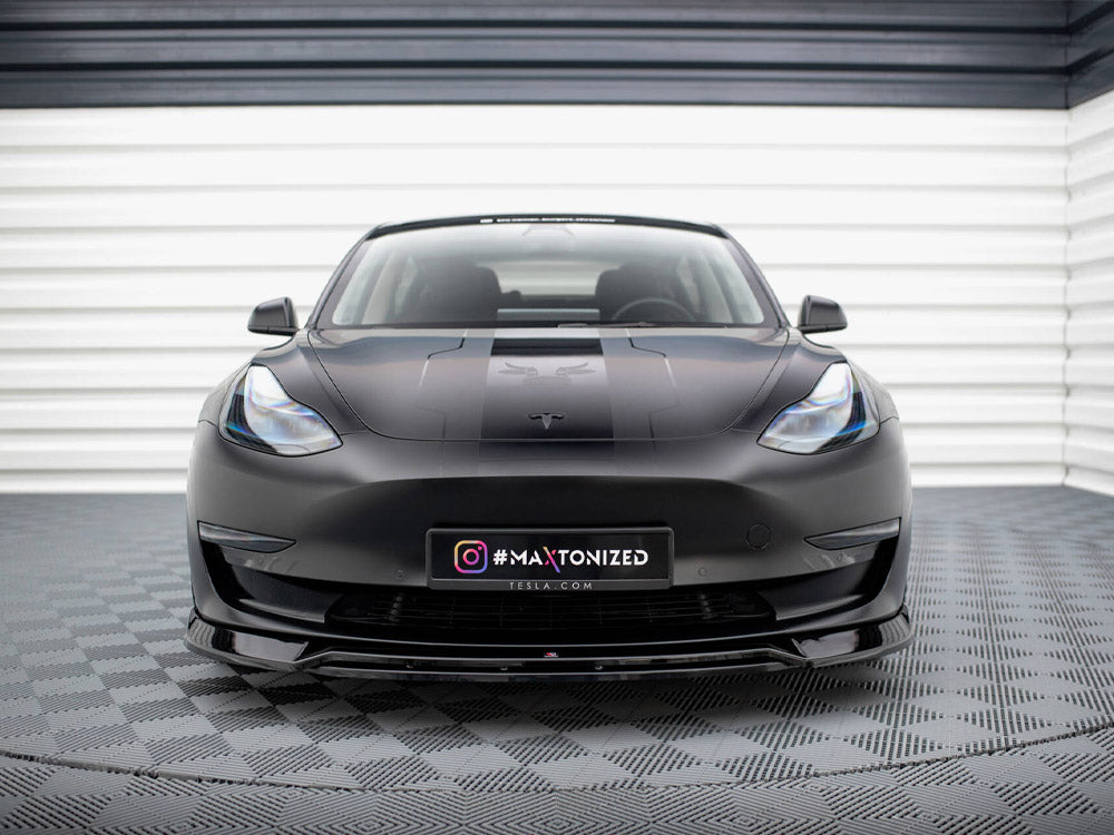 Maxton Design - FRONT SPLITTER V.3 TESLA MODEL 3 (2017-2023)