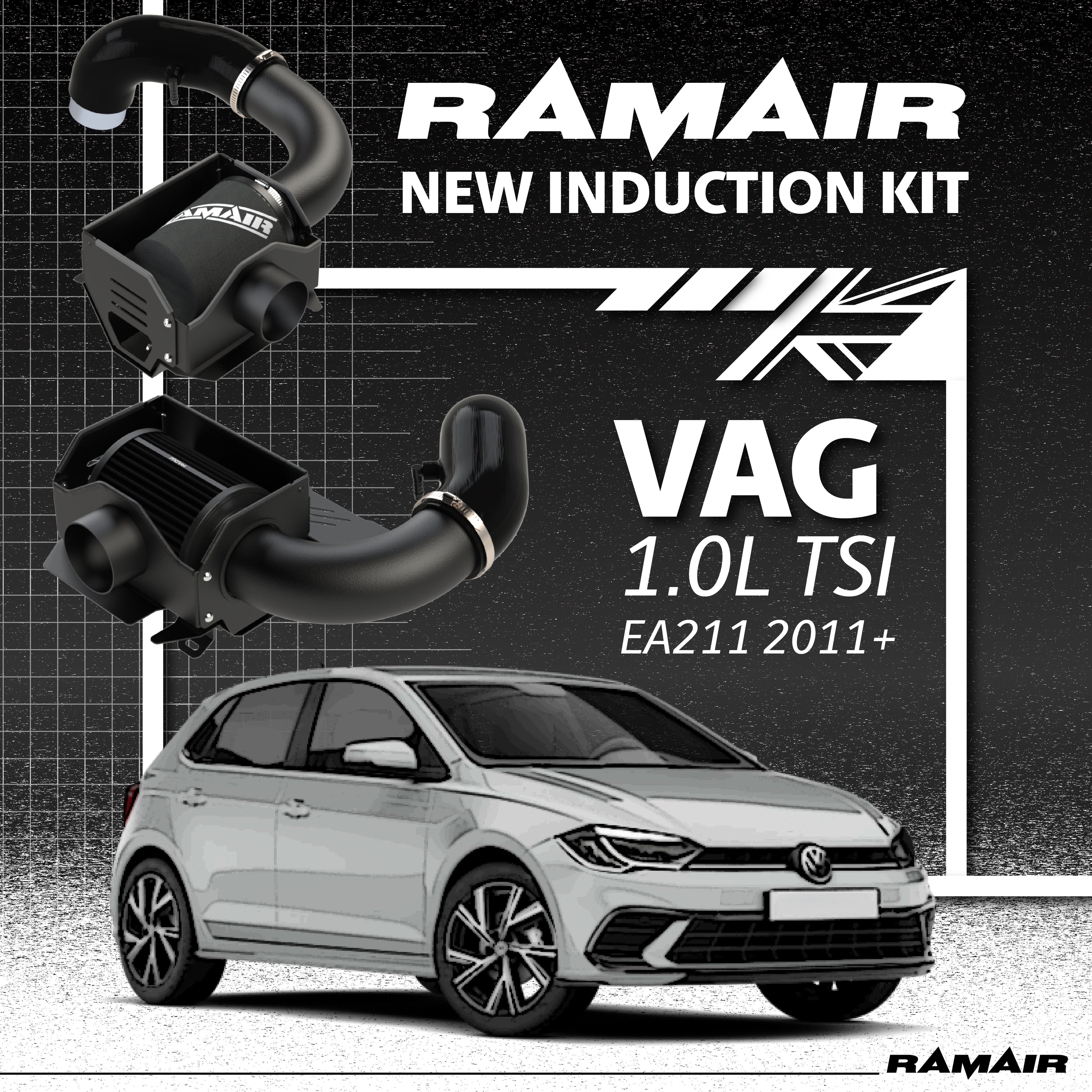 Ramair Performance Intake Kit for the 1.0 TSI VAG Models
